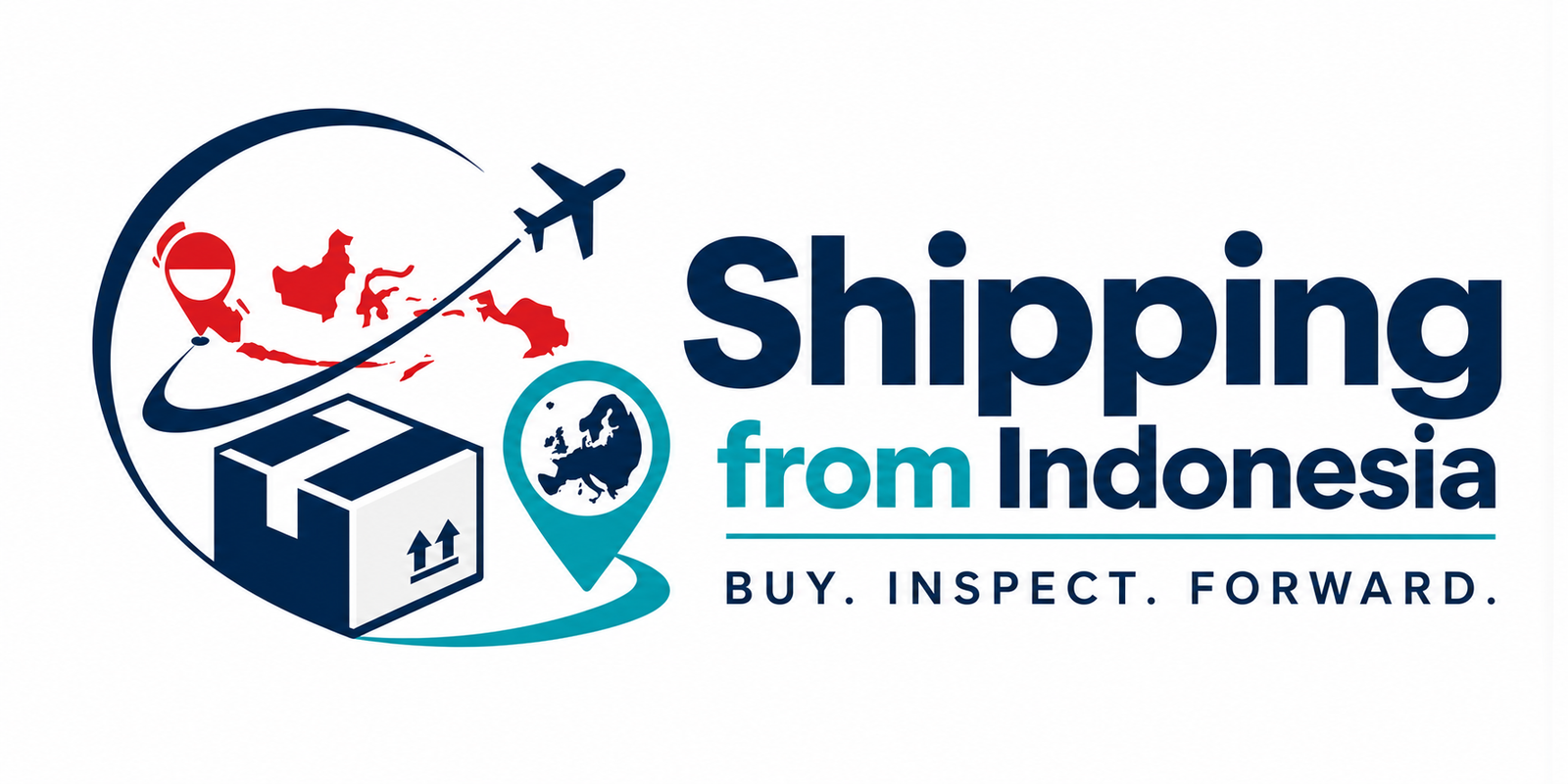 Shipping from Indonesia logo