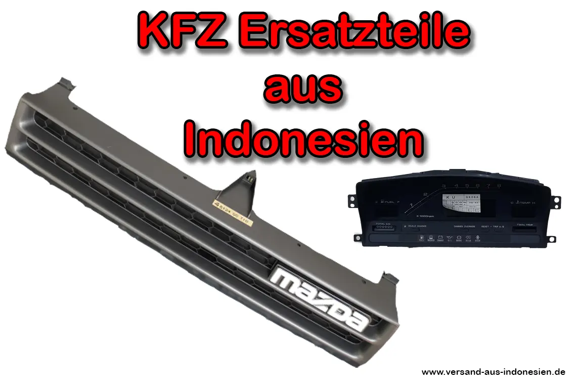 A Radiator Grille and Speedometer for a Mazda 626