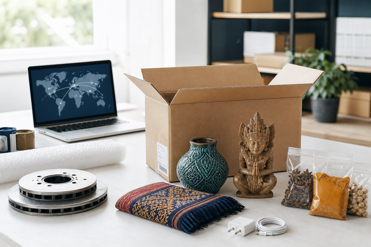 Products from Indonesia, securely packed and shipped worldwide