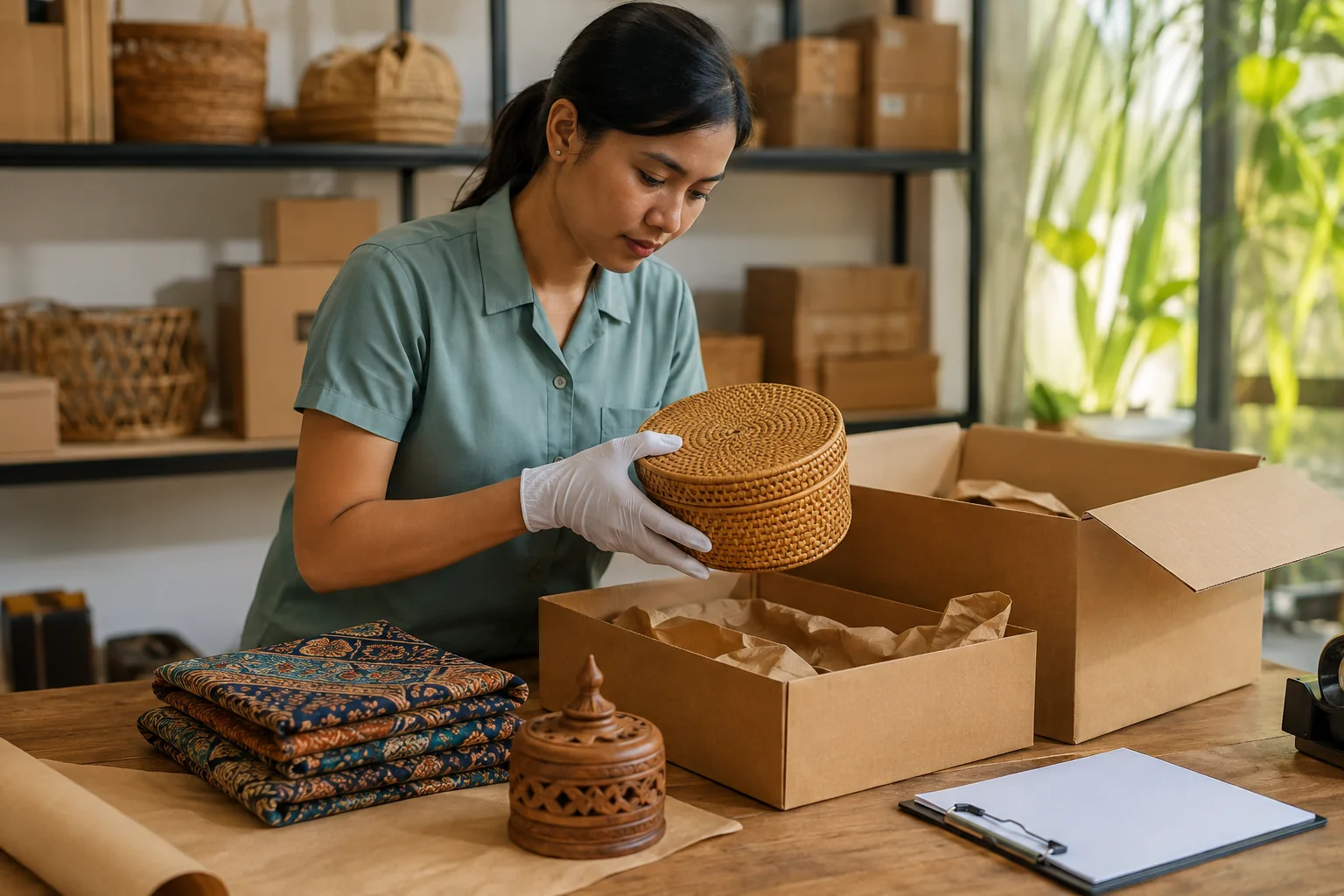 Testing and shipping products from Indonesia